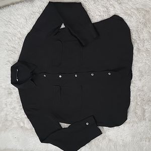 Zara Over size button down blouse